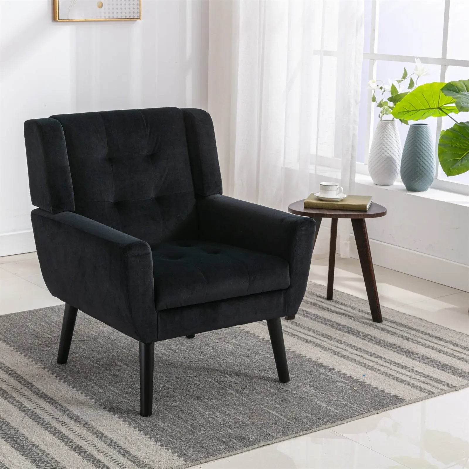 Modern Soft Velvet Accent Chair My Store