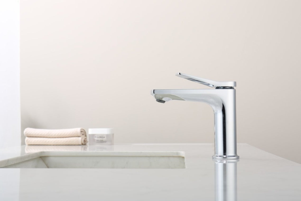 Chrome Single Hole Bathroom Faucet My Store