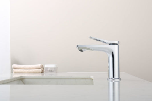 Chrome Single Hole Bathroom Faucet My Store