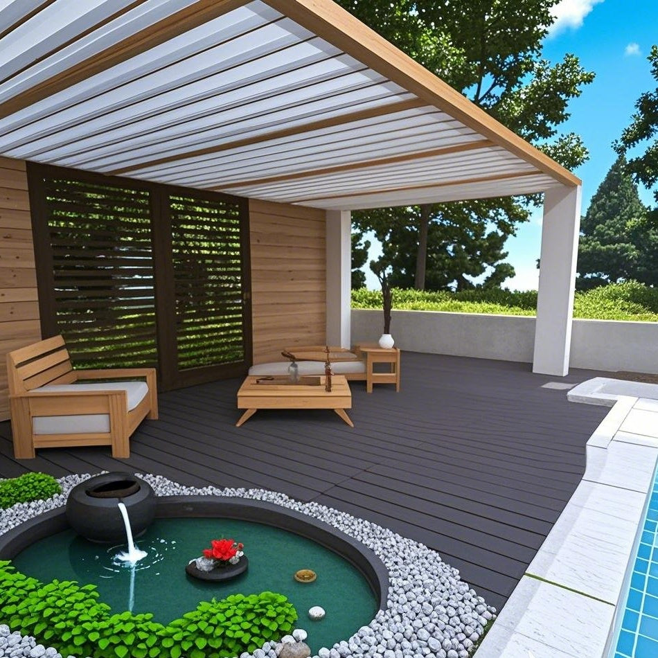 Waterproof, Wear-resistant, DIY Assembly, Garden, Courtyard, Balcony,plastic Flooring Inkedjoy