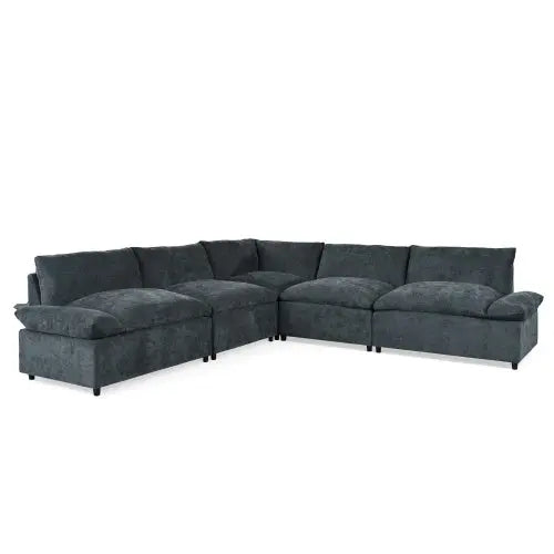 Deep Gray Sectional My Store