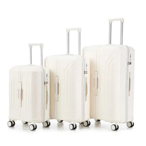 20  24  28  3 Pcs  Set In ABS Spinner Wheel Luggage Inkedjoy