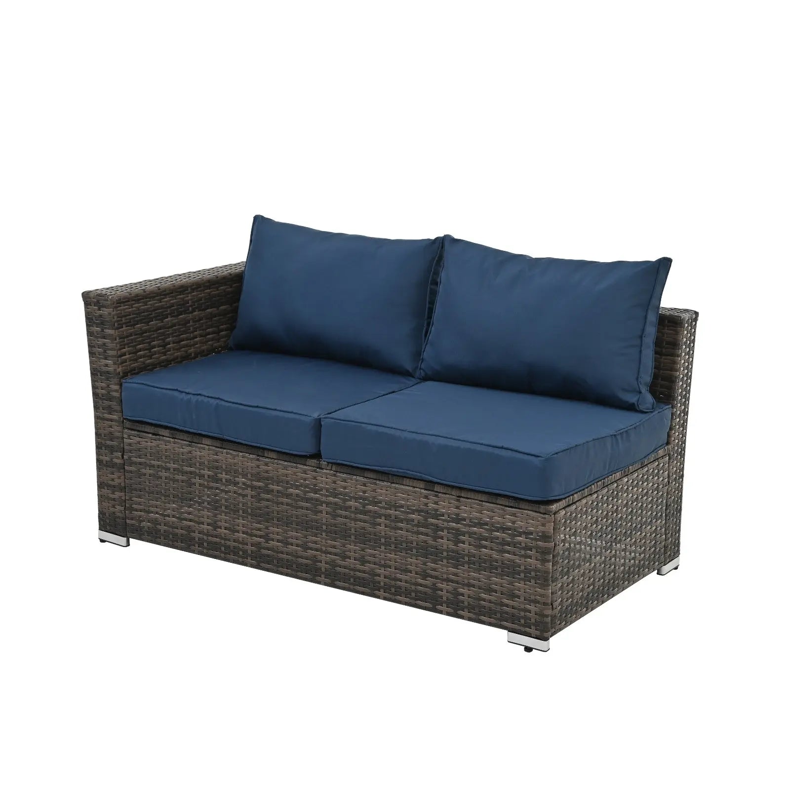 Patio Furniture, Outdoor Furniture, Seasonal PE Wicker Furniture, 4 Set Wicker Furniture With Temper My Store
