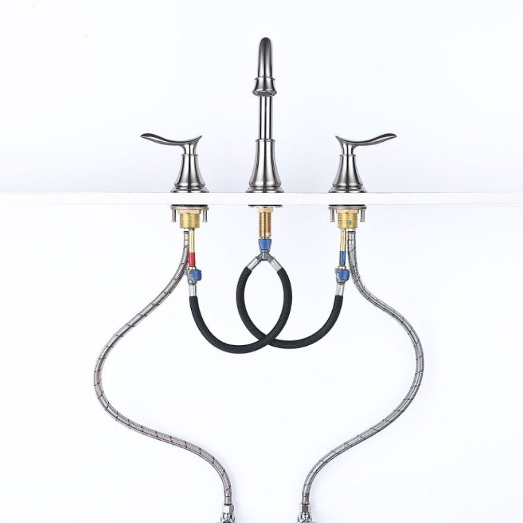 2-Handle 8 Inch Widespread Bathroom Sink Faucet My Store