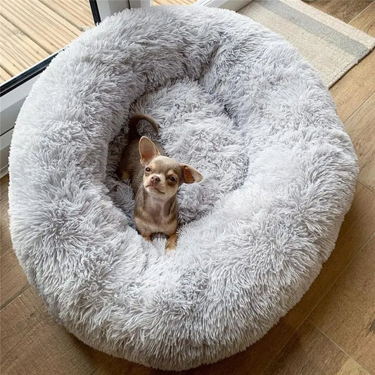 Dog Bed Super Soft Washable Long Plush Pet Kennel Deep Sleep Dog House Velvet Mats Sofa For Dog Basket Pet Cat Bed My Store