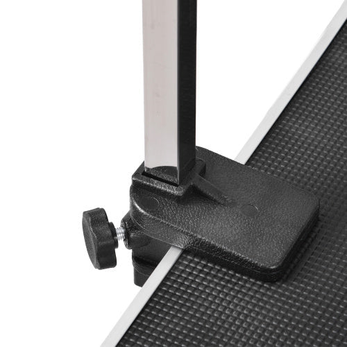 Professional Dog Pet Grooming Table Large Adjustable Heavy Duty Portable With Armrests And Lasso & Grid Tray Inkedjoy