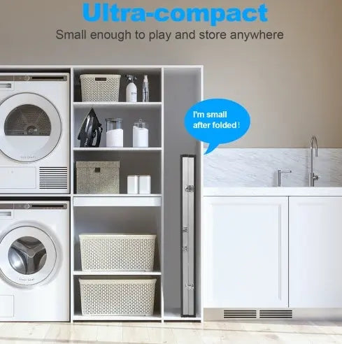 6ft Mid-Size Table Tennis Table Foldable Portable Ping Pong Table Set For Indoor  Outdoor Games With Net, 2 Table Tennis Paddles And 3 Balls My Store