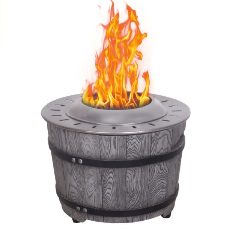 Smokeless Fire Pit Fueled With A Woody Appearance Inkedjoy