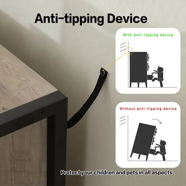 Wooden Dresser With 6 Drawers My Store