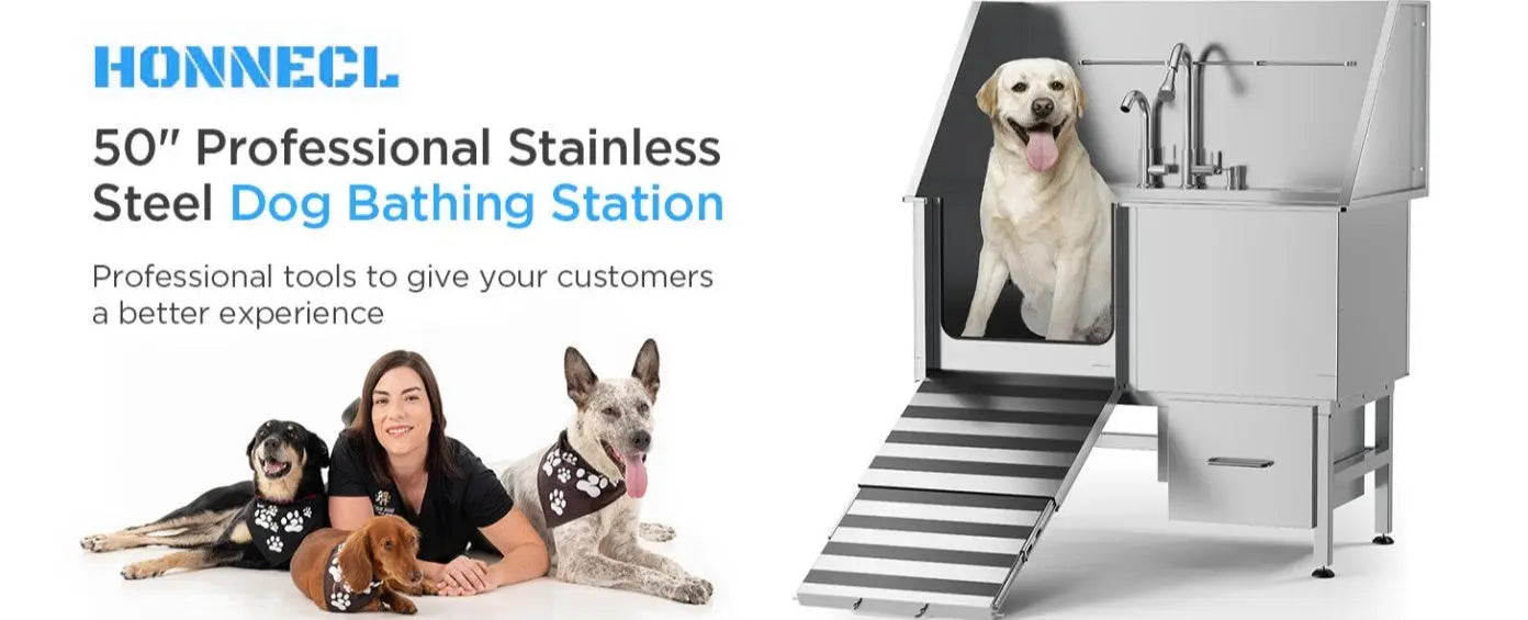 Stainless Steel Dog Bath Table My Store