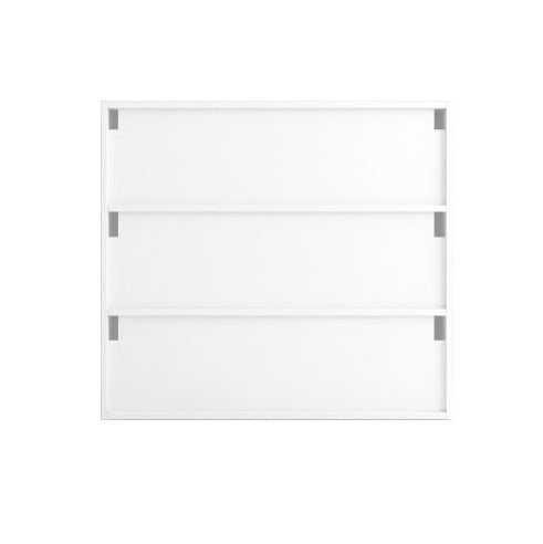 White Glass Door Shoe Box Shoe Storage Cabinet With RGB Led Light Inkedjoy