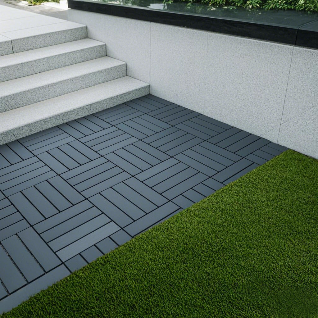 Waterproof, Wear-resistant, DIY Assembly, Garden, Courtyard, Balcony,plastic Flooring Inkedjoy