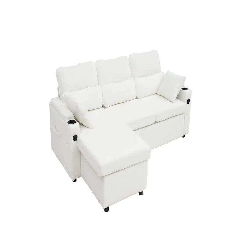 2 In 1, L-Shaped Pull Out Sectional My Store