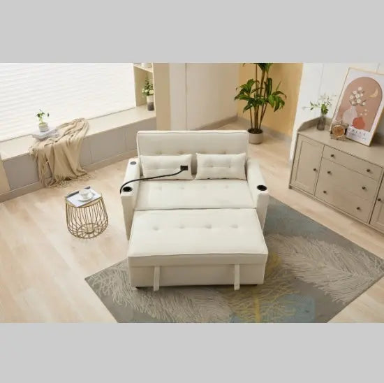 Futon Chair Bed Convertible Chair 3 In  1 Pull Out Sleeper Chair Bed My Store