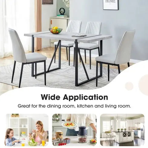 Modern Rectangular Dinner Table My Store