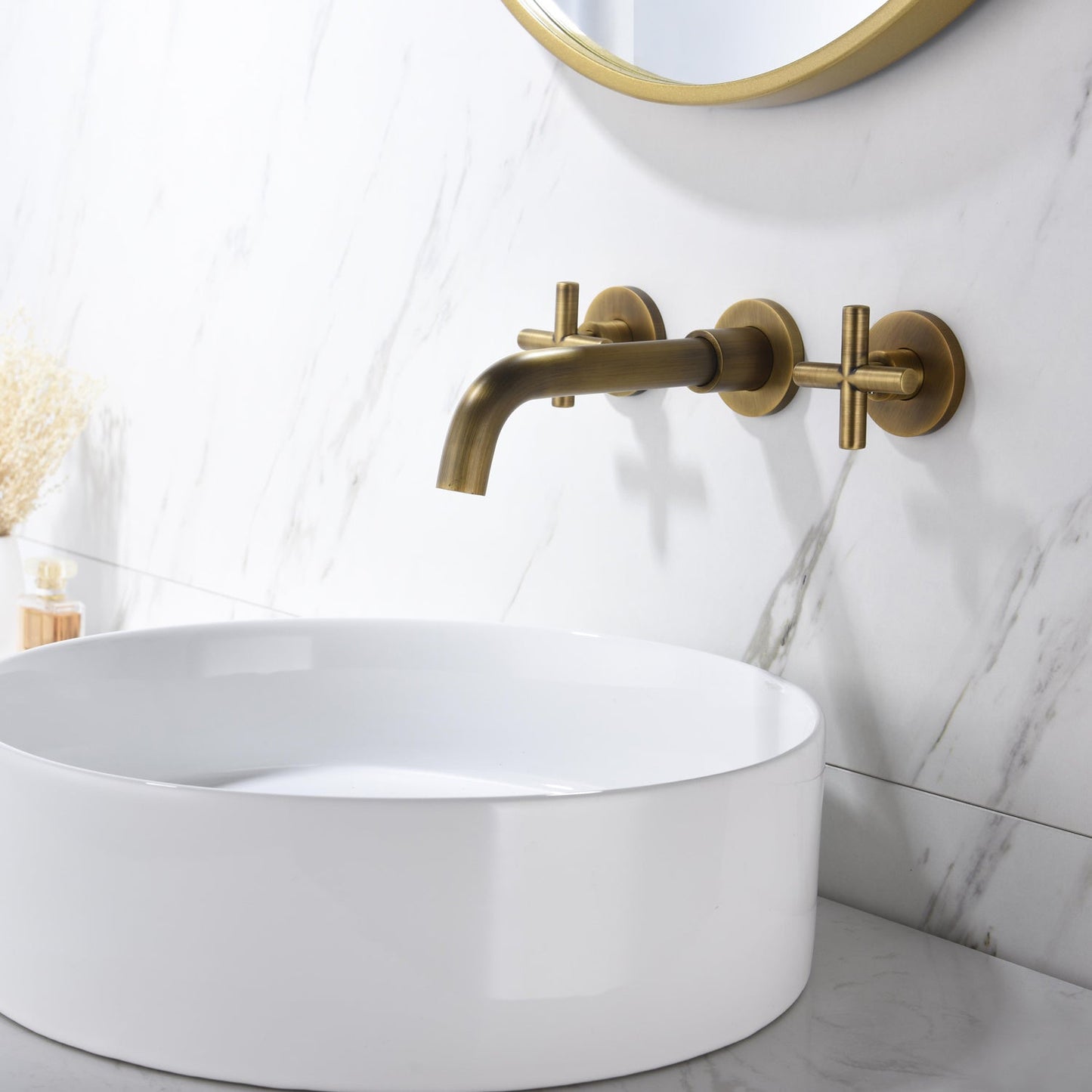 Bathroom Faucets, Wall-mounted Bathroom Sink Faucets Ohberri