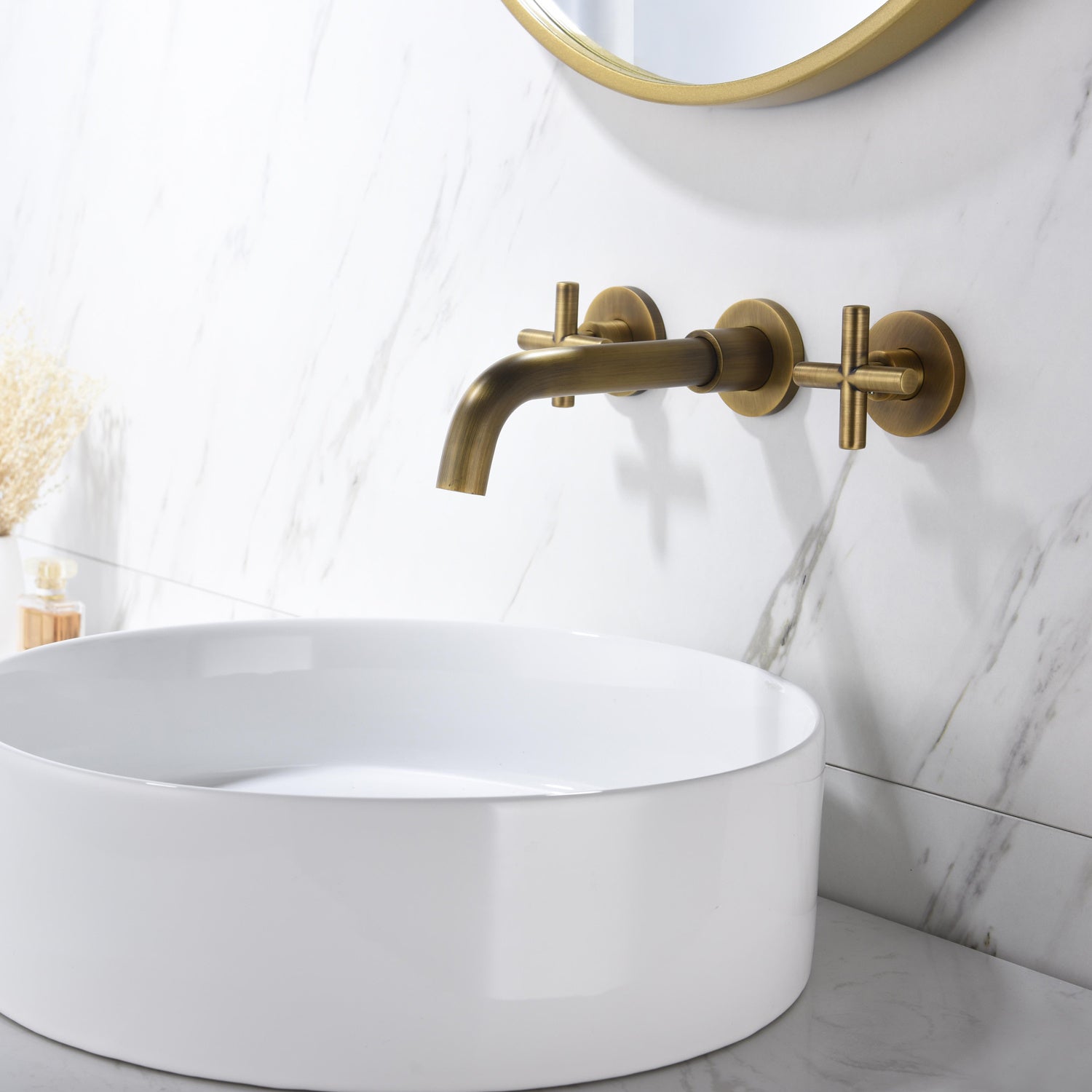 Bathroom Faucets, Wall-mounted Bathroom Sink Faucets Ohberri