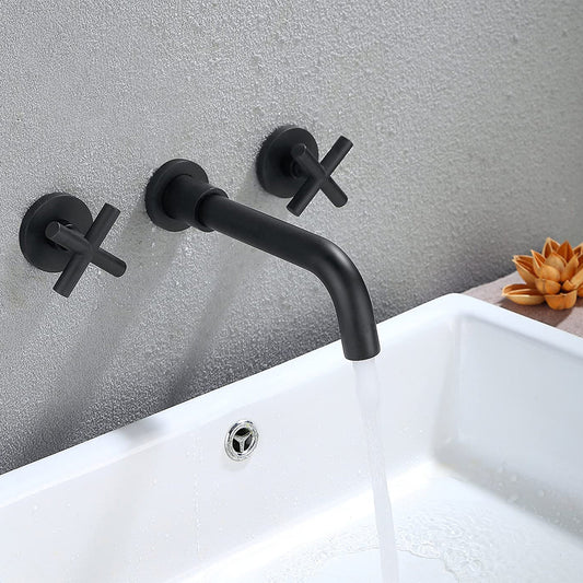 Bathroom Faucets, Wall-mounted Bathroom Sink Faucets Ohberri