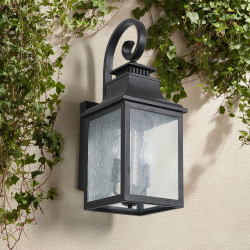 Large Outdoor Wall Light With Glass Supports Many Types Of Bulbs In 1 Pack My Store