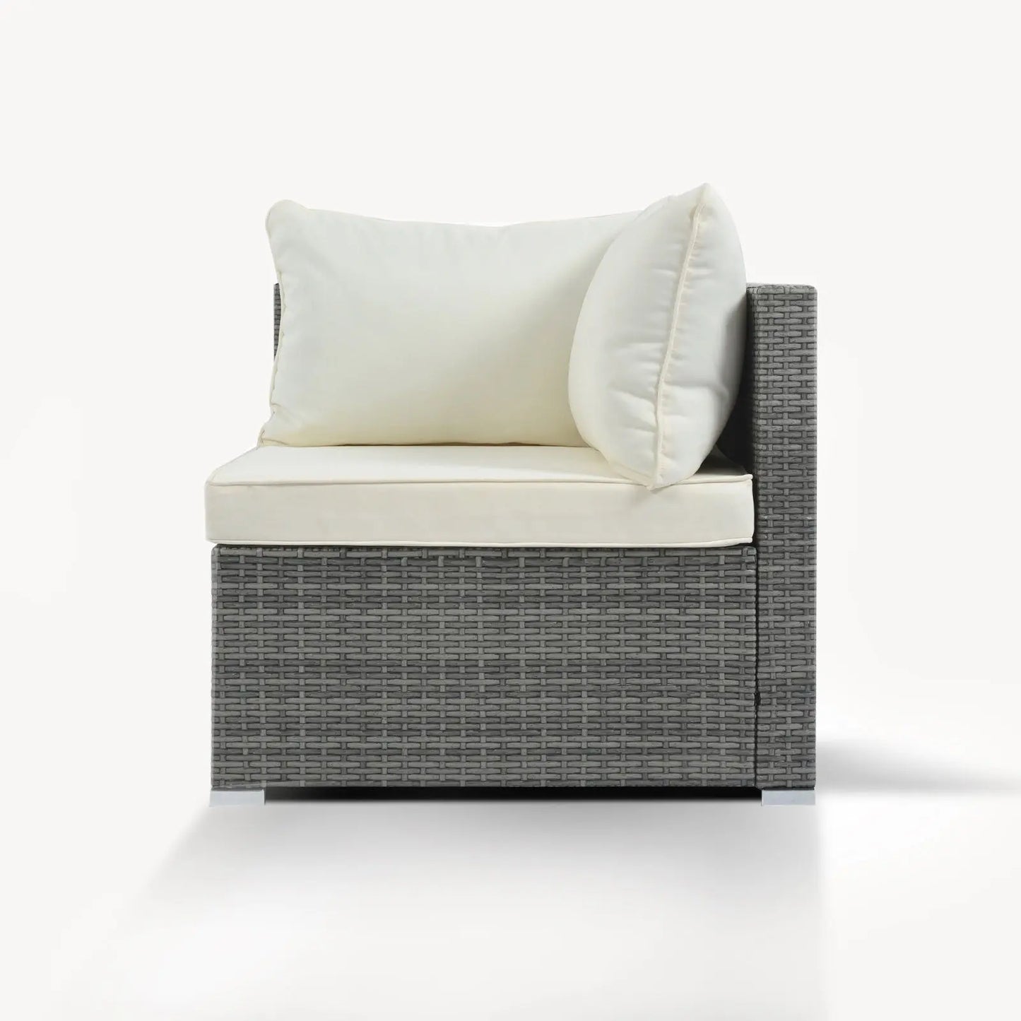 8-Pc Outdoor Patio Furniture Set, Garden Wicker Sofa, Single Sofa Combinable My Store