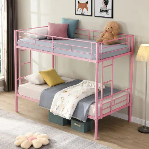METAL BUNK BED Twin Over Twin My Store