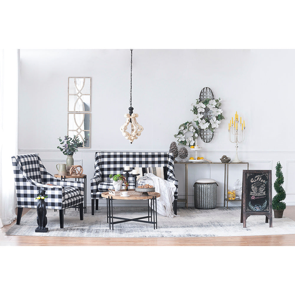 Farmhouse Chandelier, Dilapidated White Chandelier French Country Wood My Store