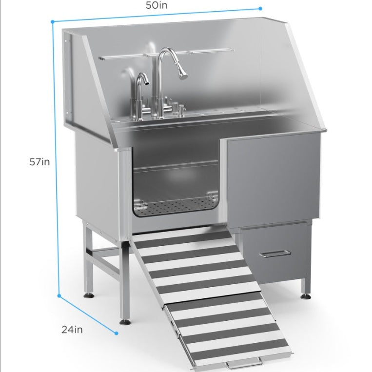 Stainless Steel Dog Bath Table My Store
