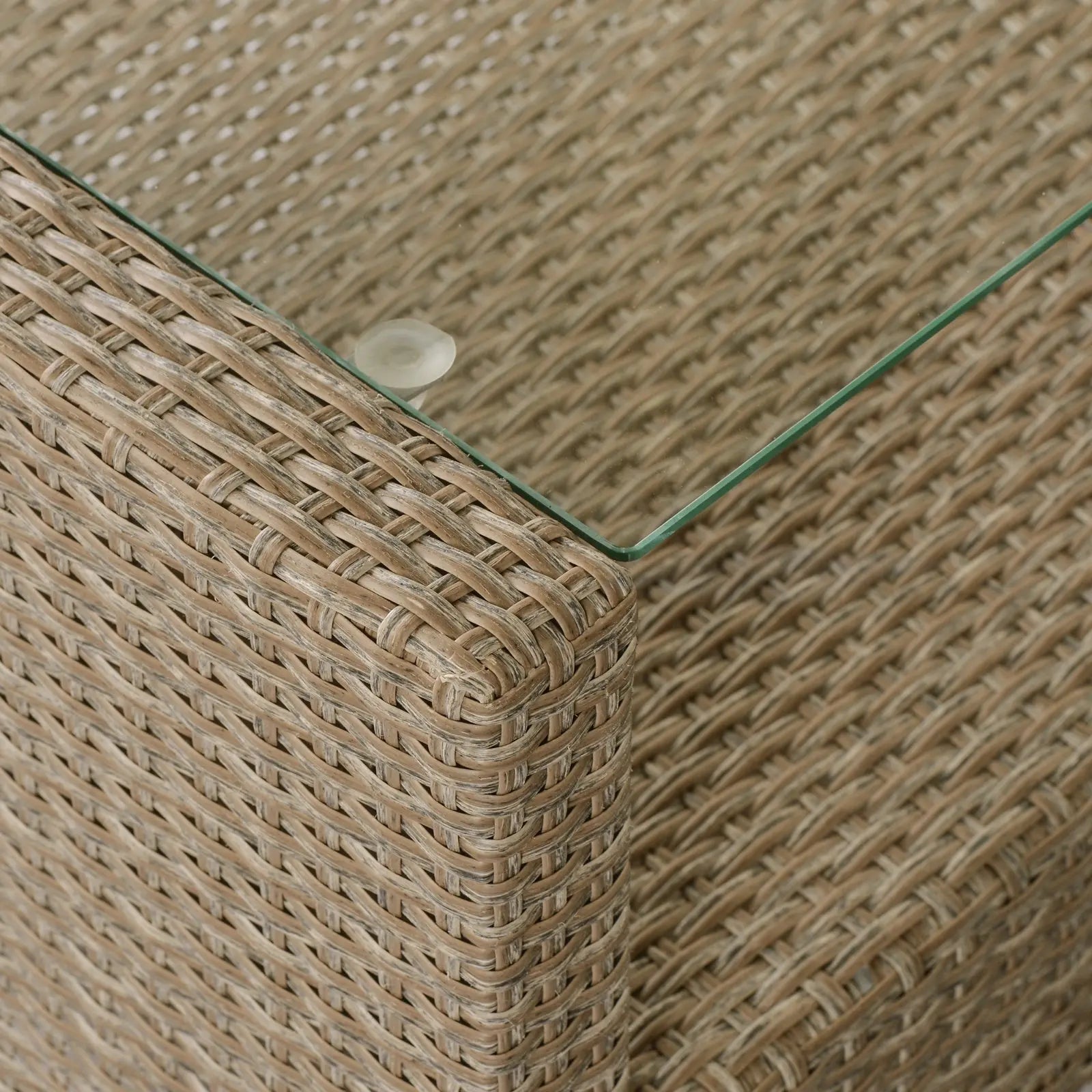 Patio Furniture Sets  4PC Wicker Rattan Sofa Conversation Set My Store