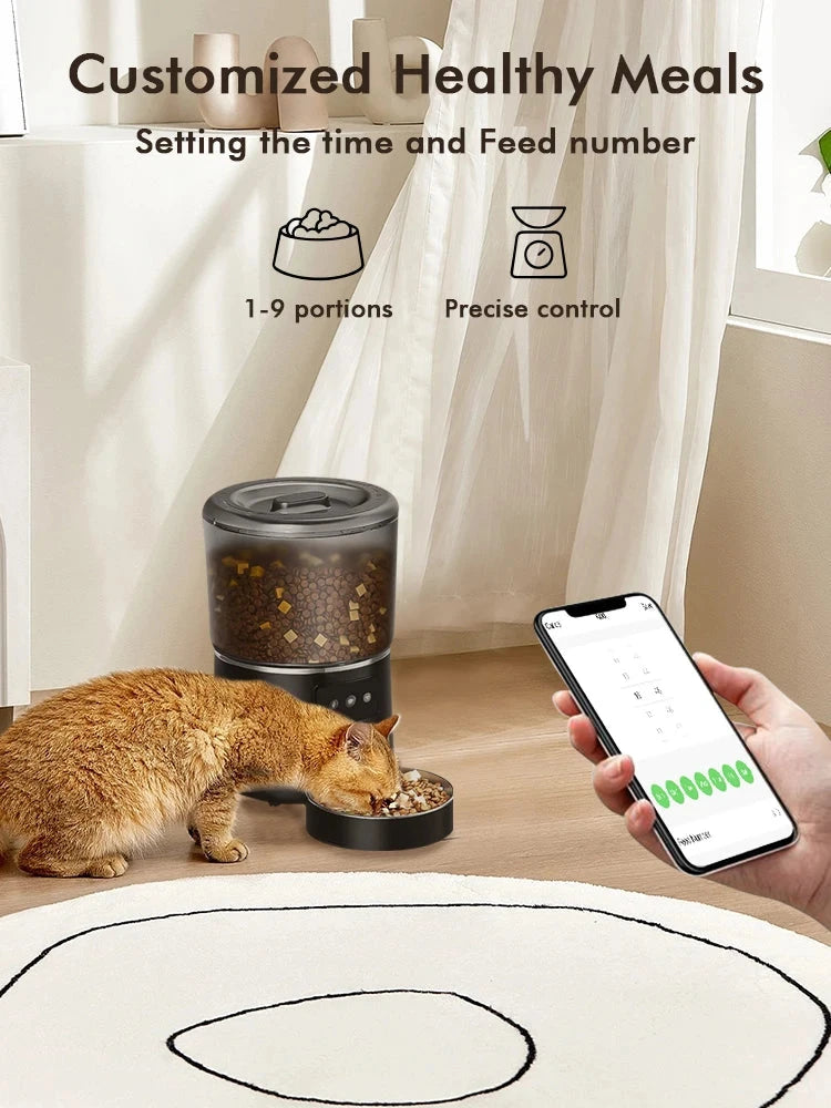 4L Automatic smart pet feeder Ohberri