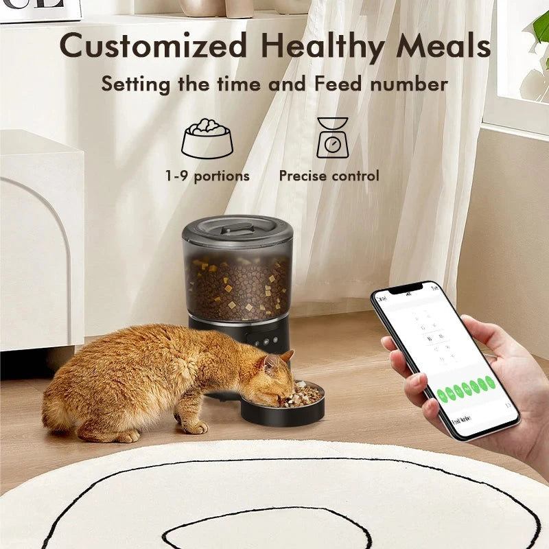4L Automatic smart pet feeder Ohberri