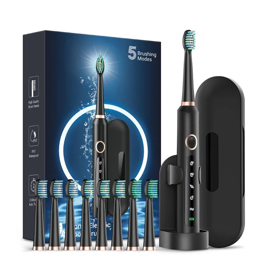 Sonic Electric Toothbrush for Adults - Rechargeable Electronic Toothbrushes Ohberri
