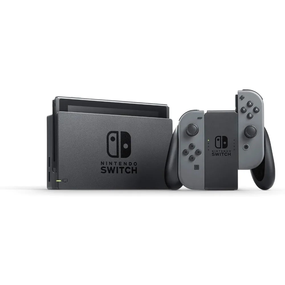 Nintendo Switch 32GB Console with Gray Joy Controller - Ohberri