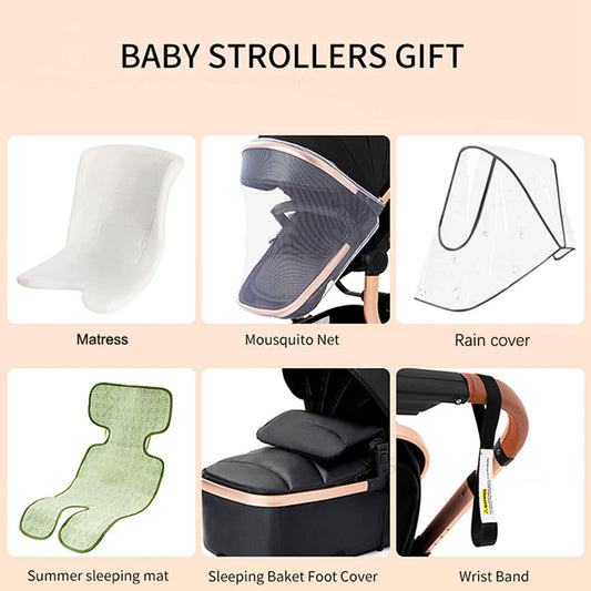 Standard Baby Stroller, Reversible - Ohberri