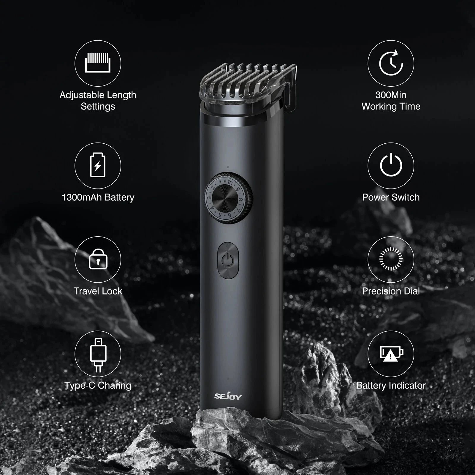 Professional Hair Clippers for Men Trimmers Set Ohberri