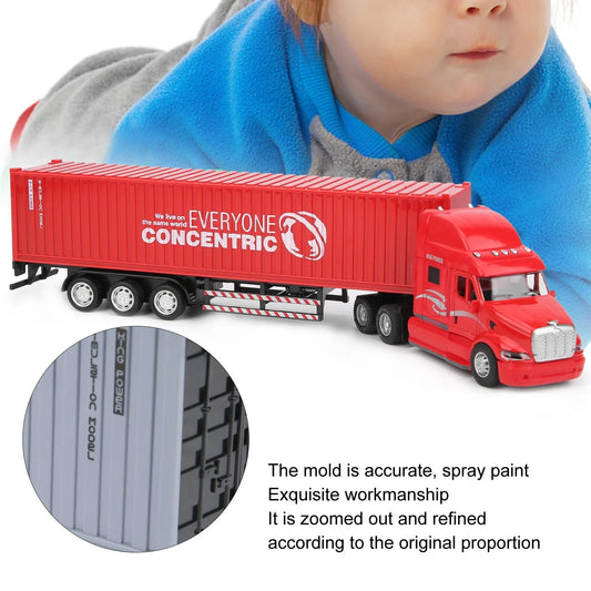 Alloy Simulation Container Car Model Ohberri