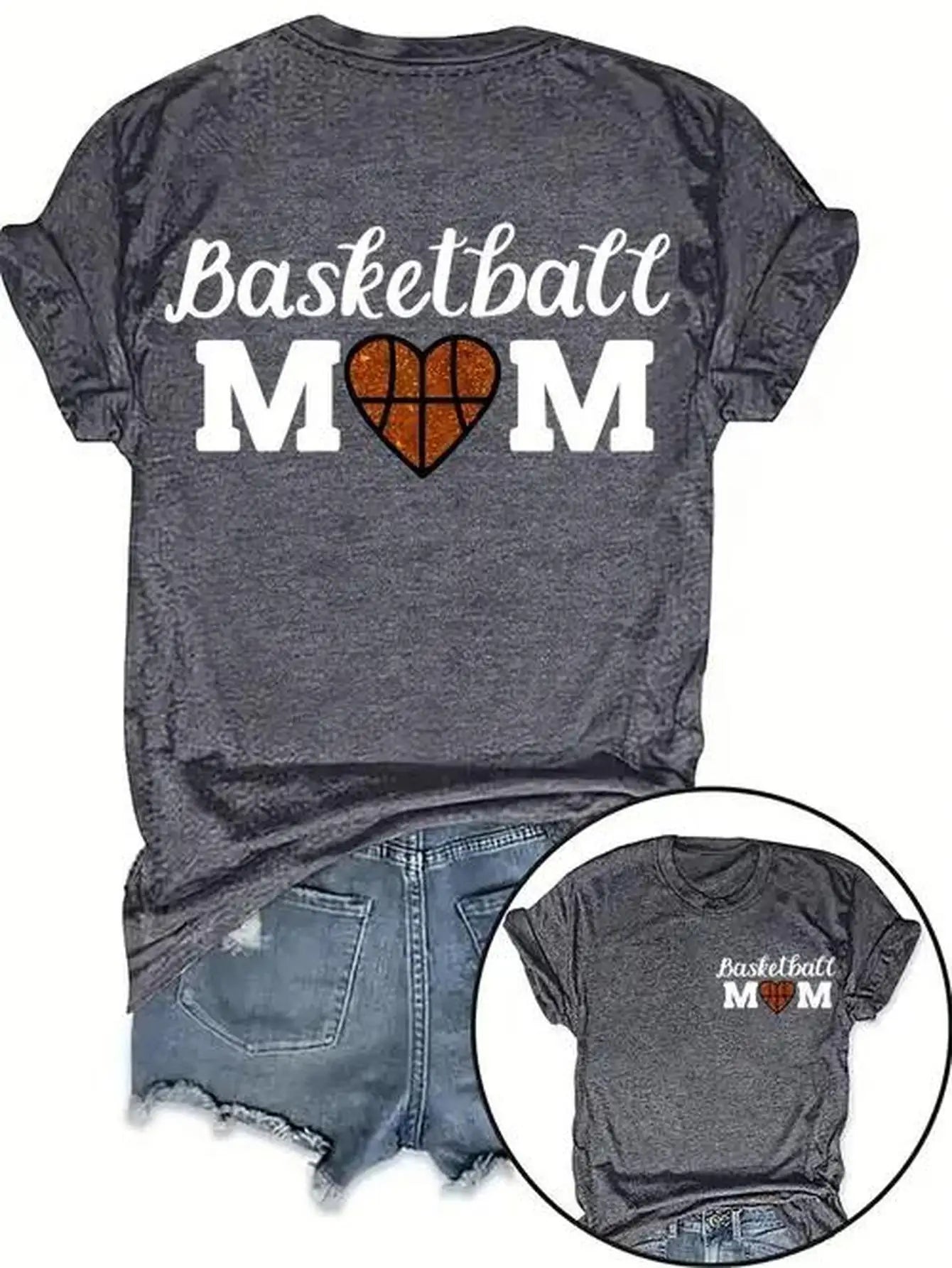 Basketball Mom T-Shirt Ohberri