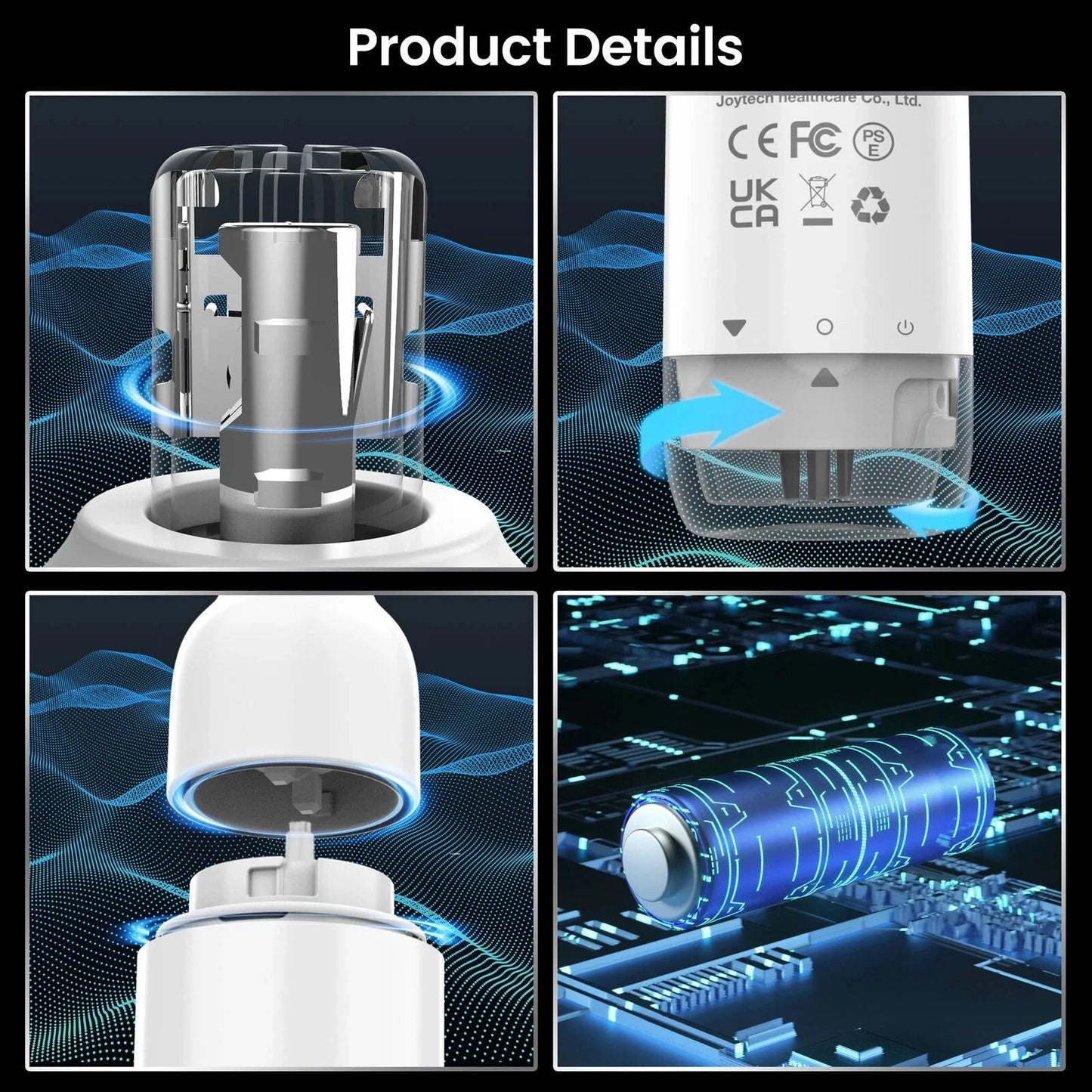 2-IN-1 Nose Hair Trimmer Men Women Ear Hair Trimmer Small Electric Trimmer Ohberri