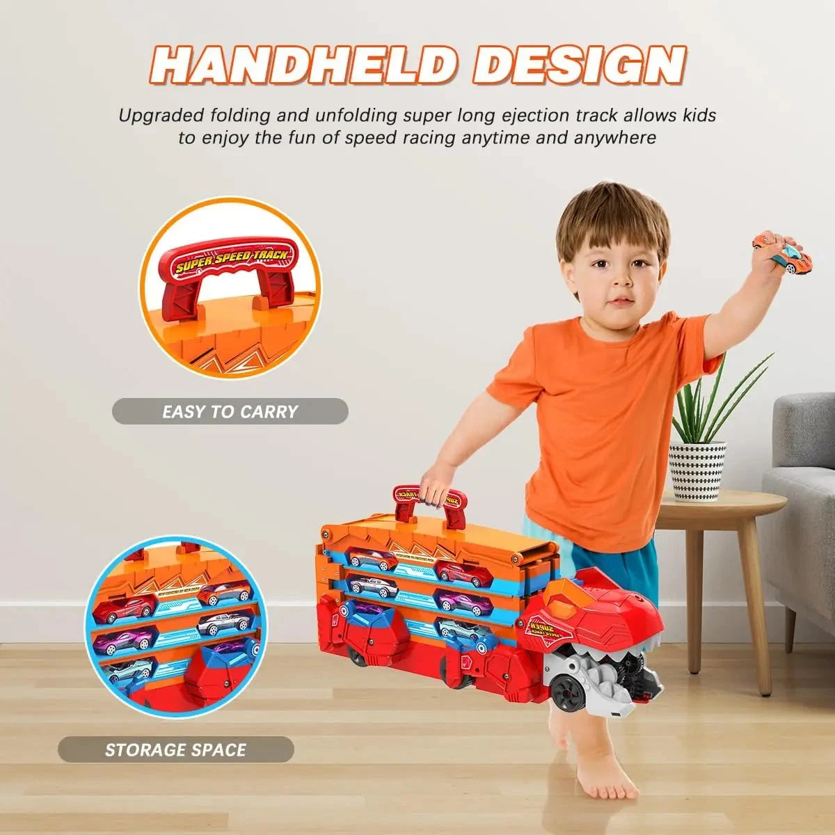 Dinosaur 3-In-1 Transport Truck Ohberri