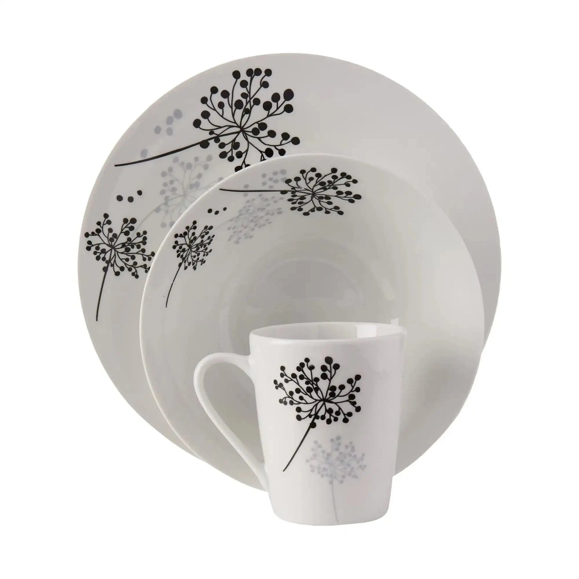 Dinnerware Set, 12 Piece Ohberri