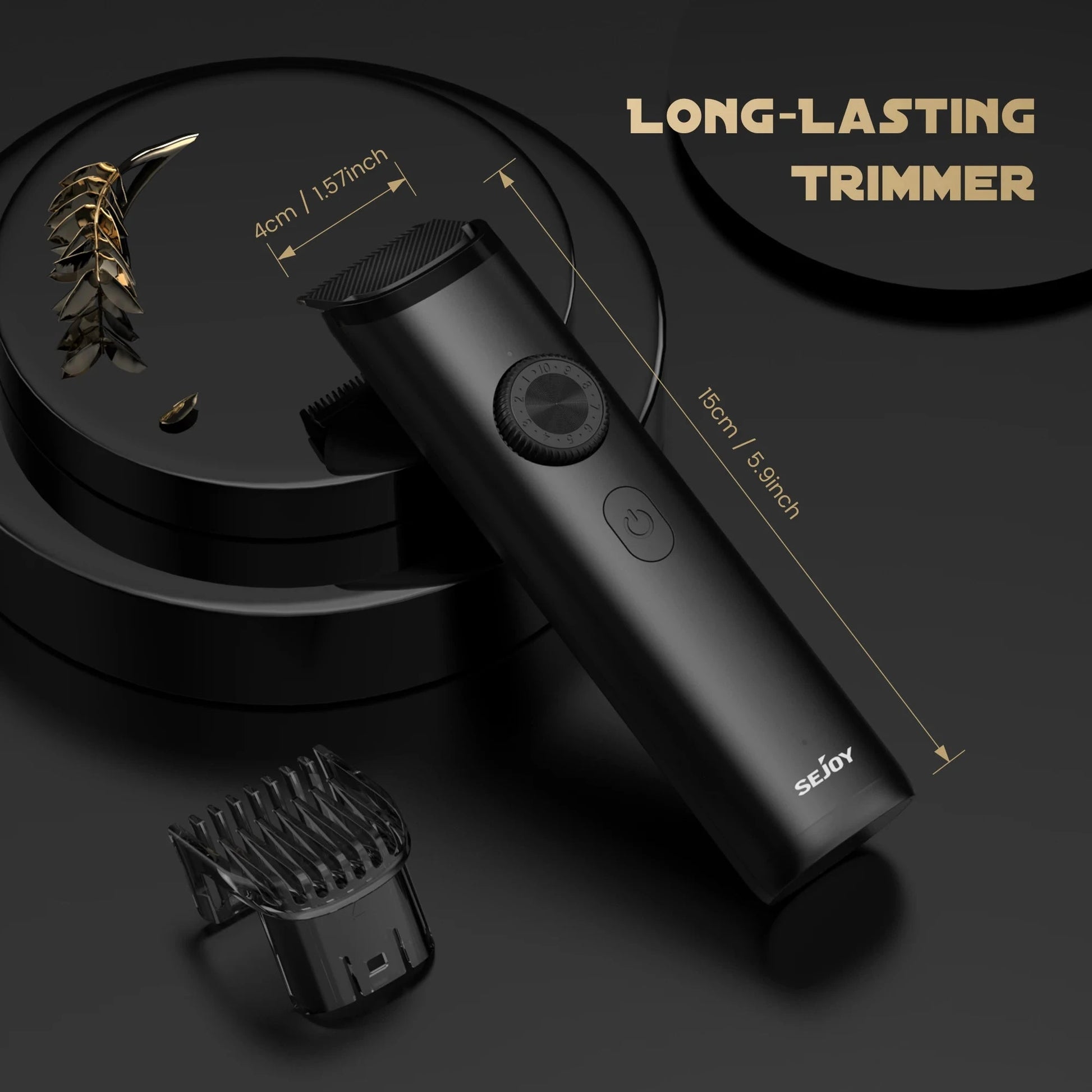 Professional Electric Hair Clippers with Lock Portable Men's Cordless Beard Trimmer Ohberri