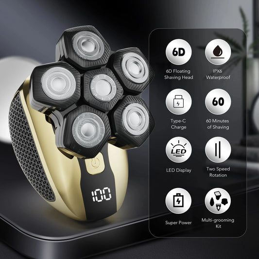 6D Floating Head Shavers for Men Ohberri