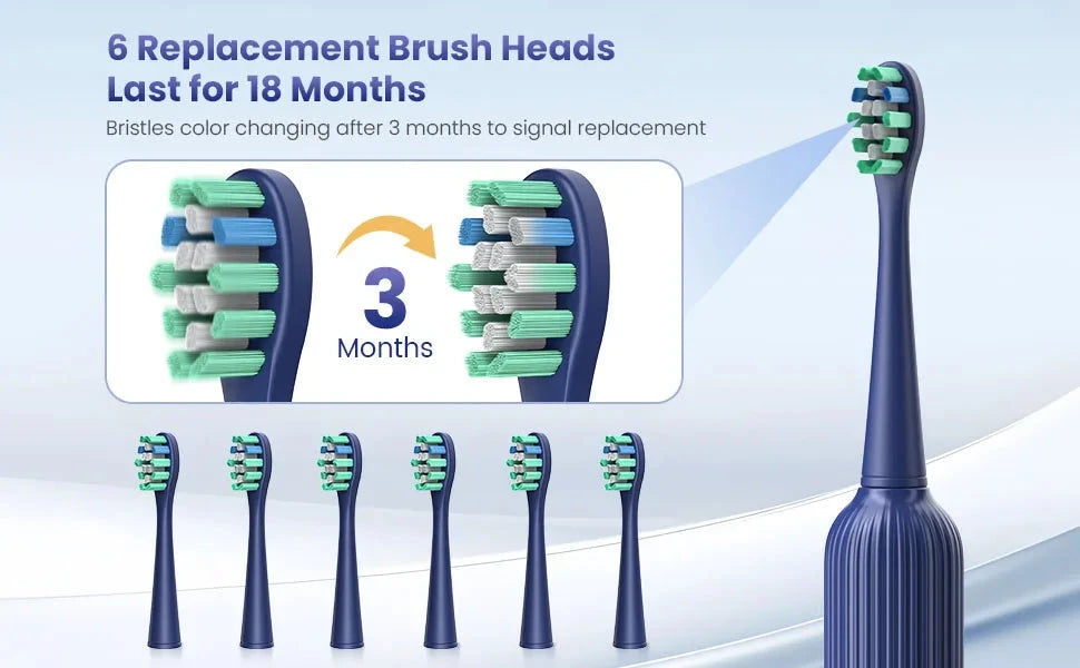 Sonic Rechargeable Ultra Whitening Electric Toothbrush Ohberri