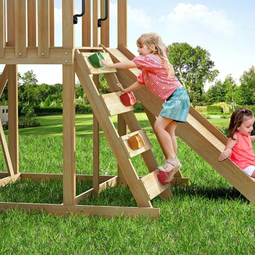 Wooden Swing Set Ohberri