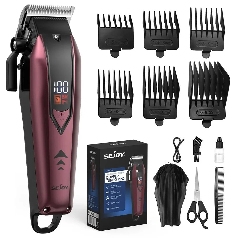 Professional Hair Clippers for Men Trimmers Set Ohberri