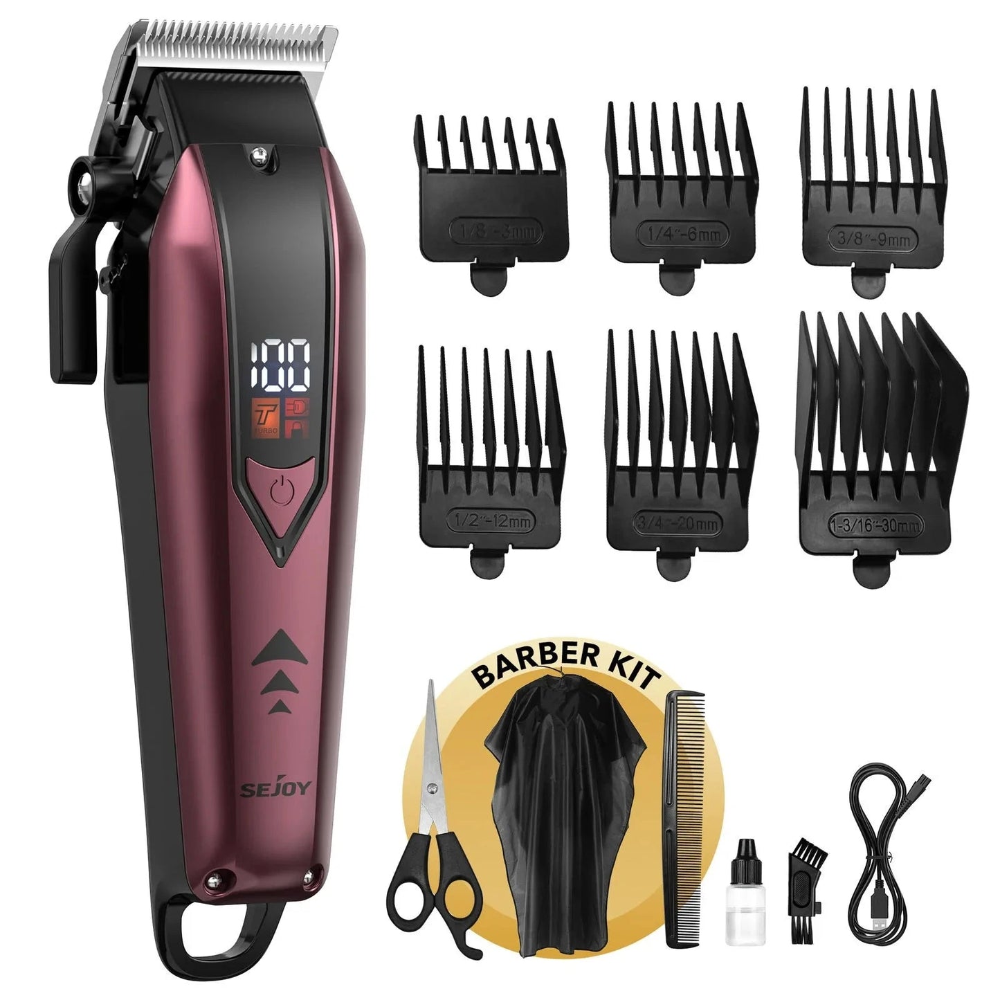 Professional Hair Clippers for Men Trimmers Set Ohberri