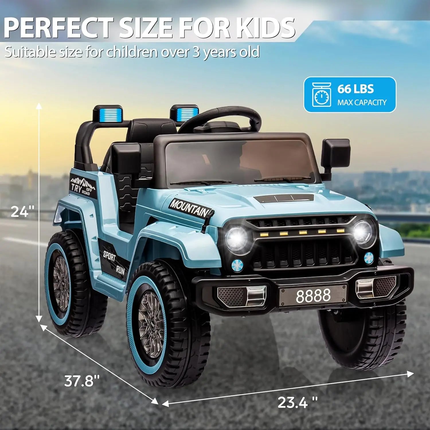 12V Battery Powered Electric Vehicles Toy w/Parent Remote Control - Ohberri