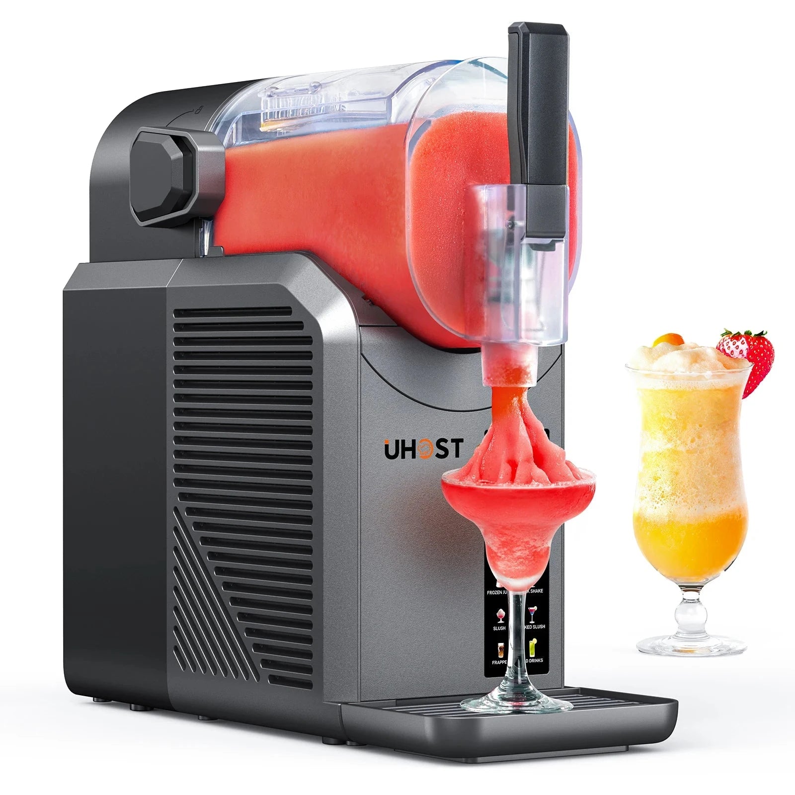 Slushie Machine with Self-Cleaning Function No Ice Needed 7 Preset Programs Ohberri