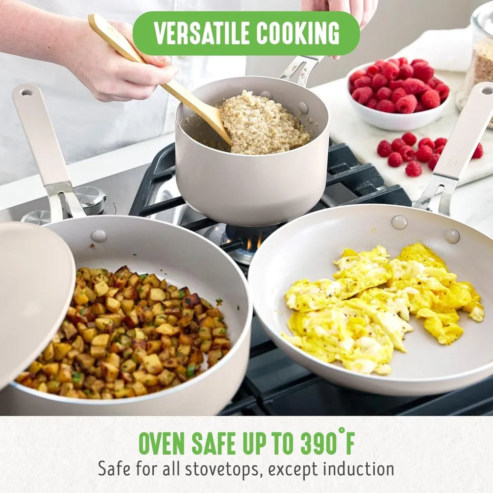 10-Piece Ceramic Nonstick Cookware Ohberri