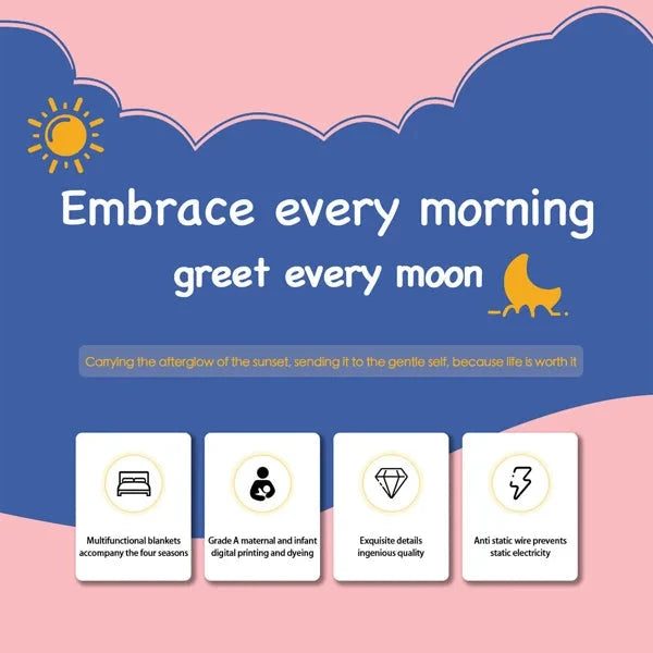 Long Eyelashes Printed Throw Blanket Plush Fluffy Ohberri