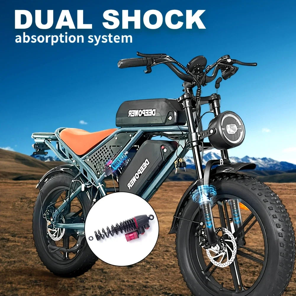QS7 Electric Bike 1500W 48V 60AH - Ohberri